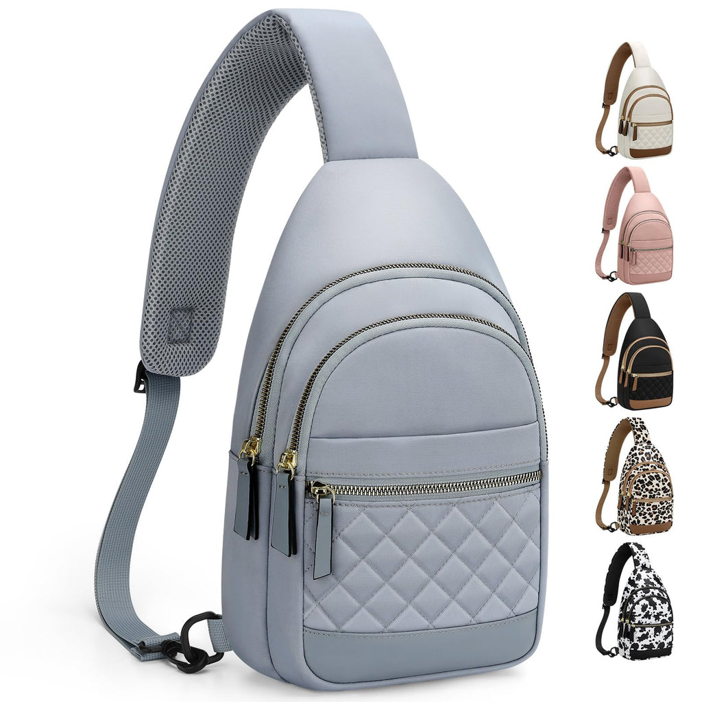 Waterproof Convertible Sling Crossbody Fanny Pack for Women and Men Travel