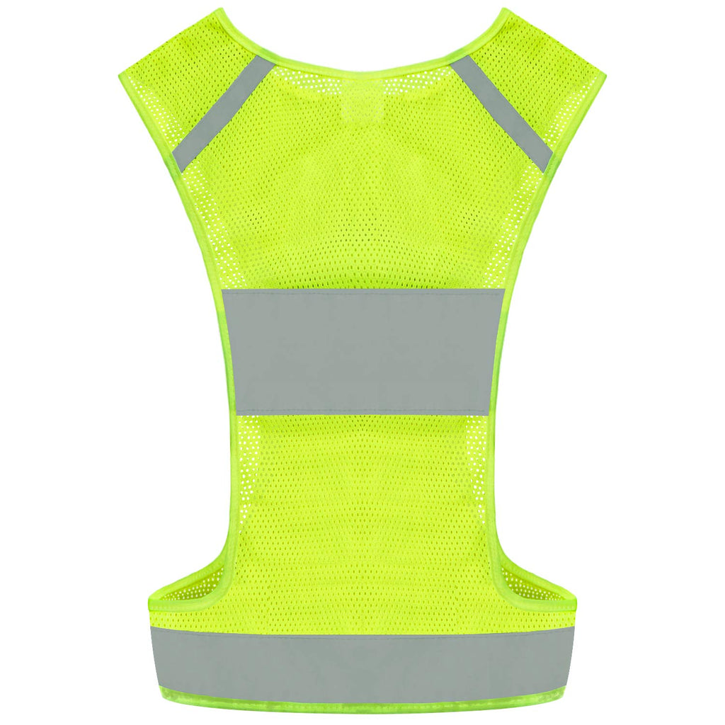 High Visibility Reflective Safety Vest with Pocket for Running and Biking