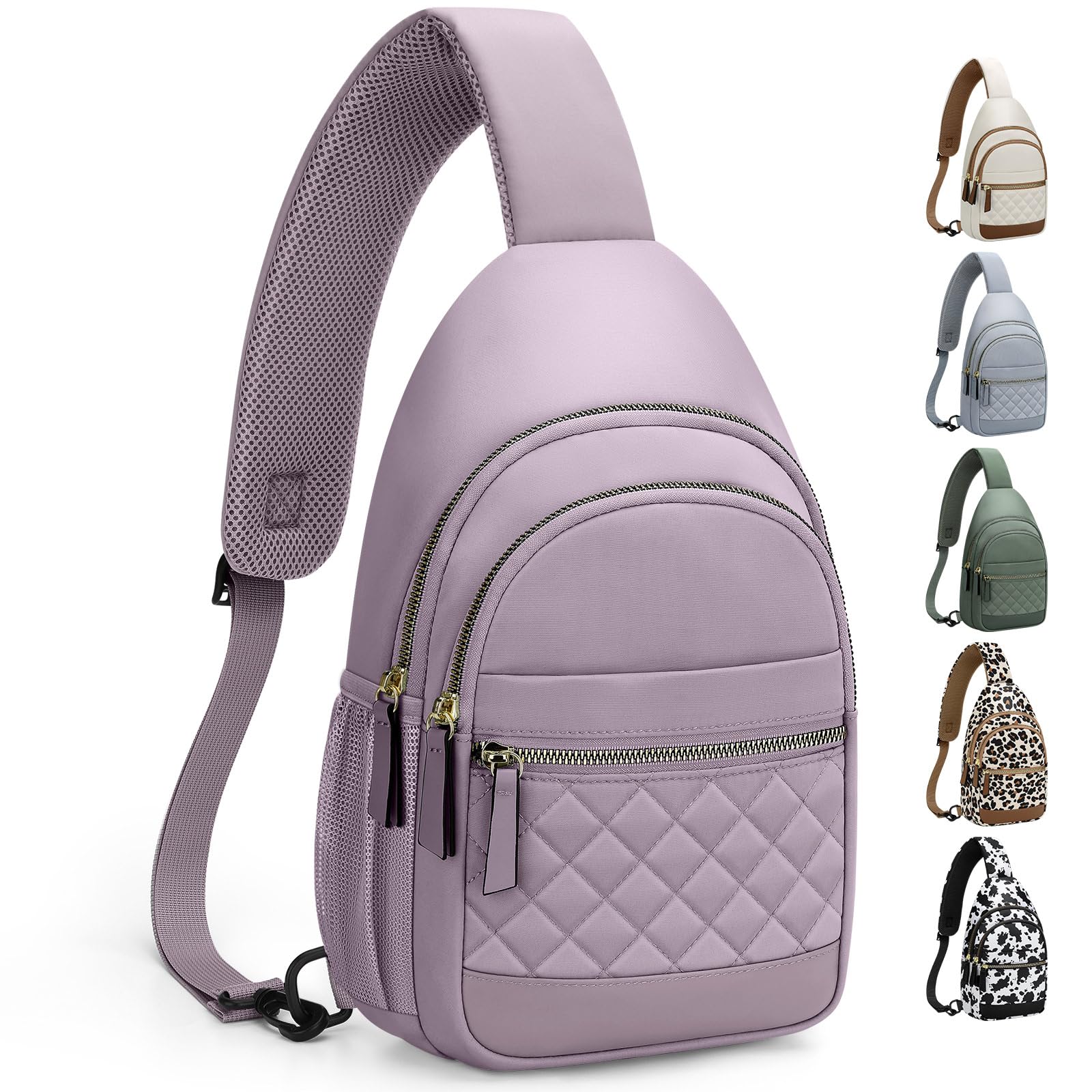 Waterproof Convertible Sling Crossbody Fanny Pack for Women and Men Travel