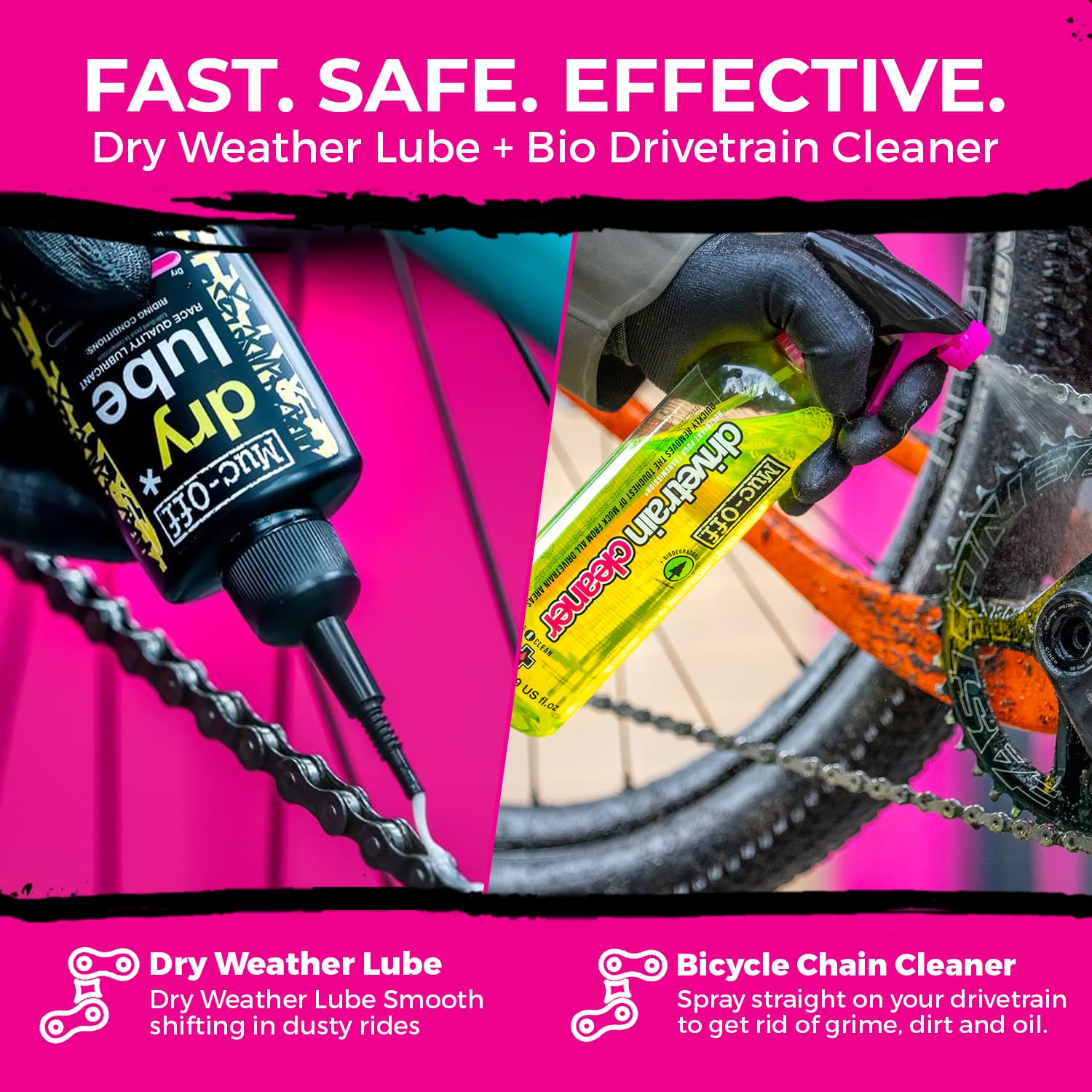 Biodegradable Bicycle Drivetrain Cleaner and Chain Degreaser Spray