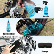 Bike Chain Cleaning Kit with Degreaser Scrubber Brush Lube and Gear Floss