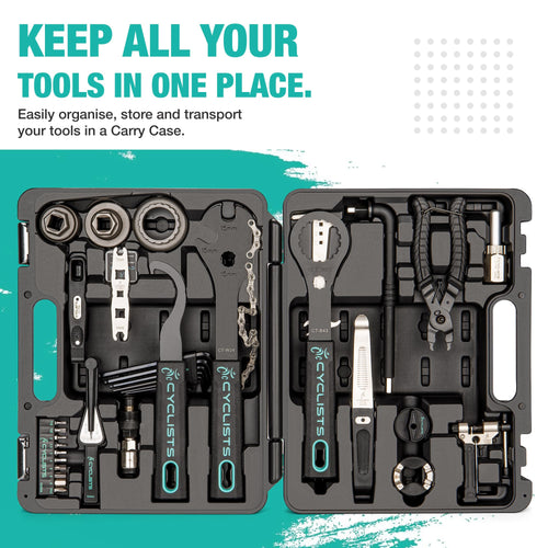 33 Piece E Bike Repair Tool Kit for Road and Mountain Bikes