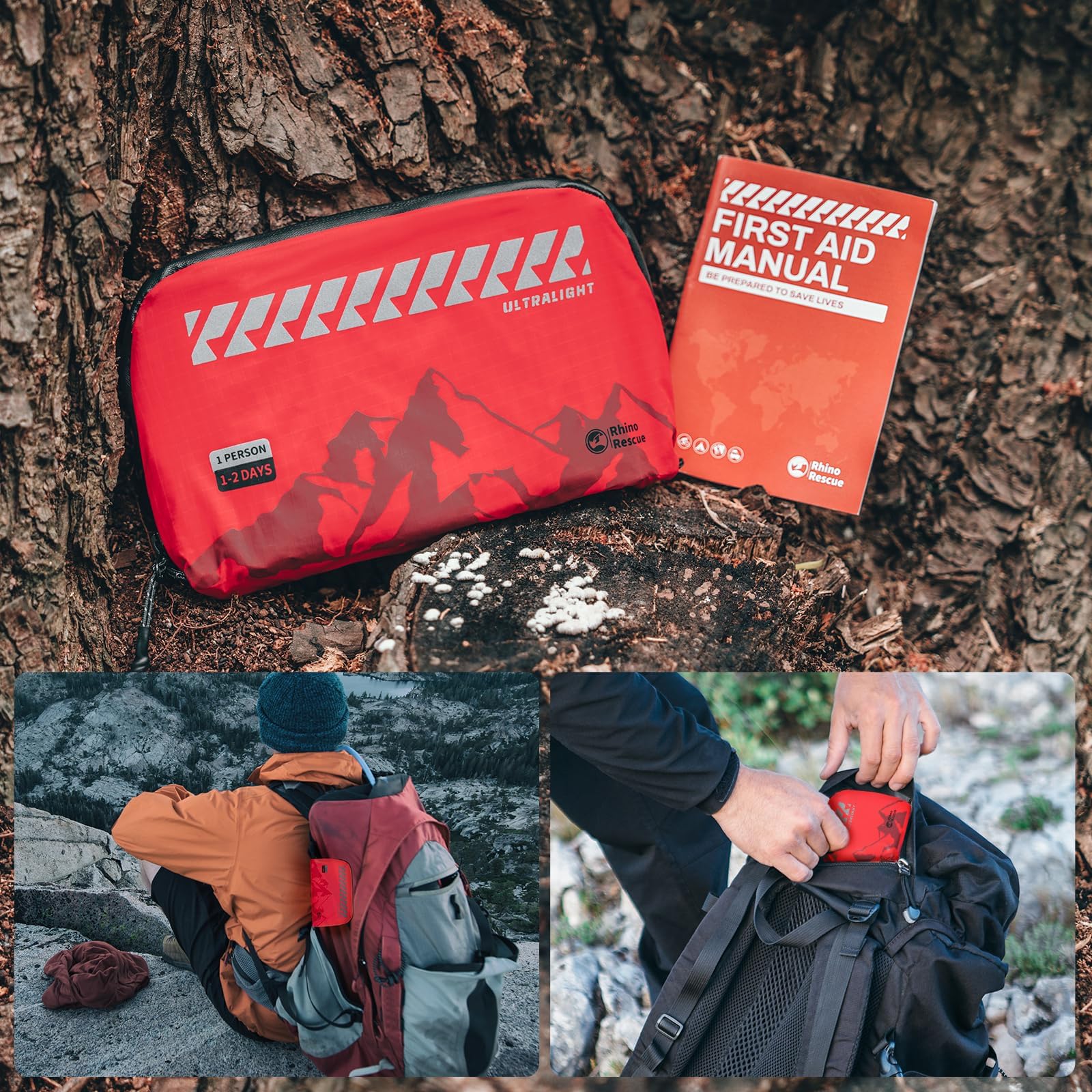 Ultralight Waterproof First Aid Kit for Hiking Cycling and Travel
