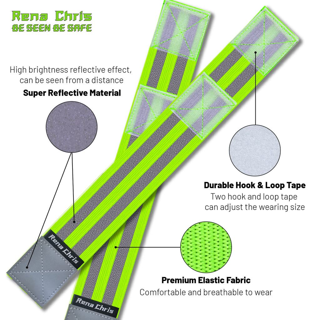 Reflective Sash Belt and Armband for Night Running and Dog Walking