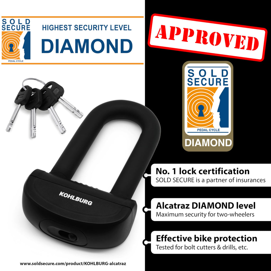 Heavy Duty 7 Foot Steel Security Chain Lock for Motorcycles and Ebikes