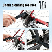 Bike Chain Cleaning Kit with Degreaser Scrubber Brush Lube and Gear Floss