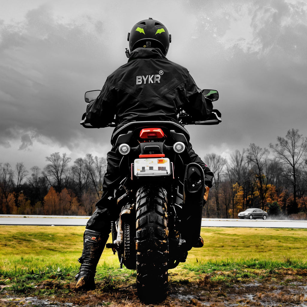 Breathable Waterproof Two Piece Motorcycle Rain Suit for Men and Women