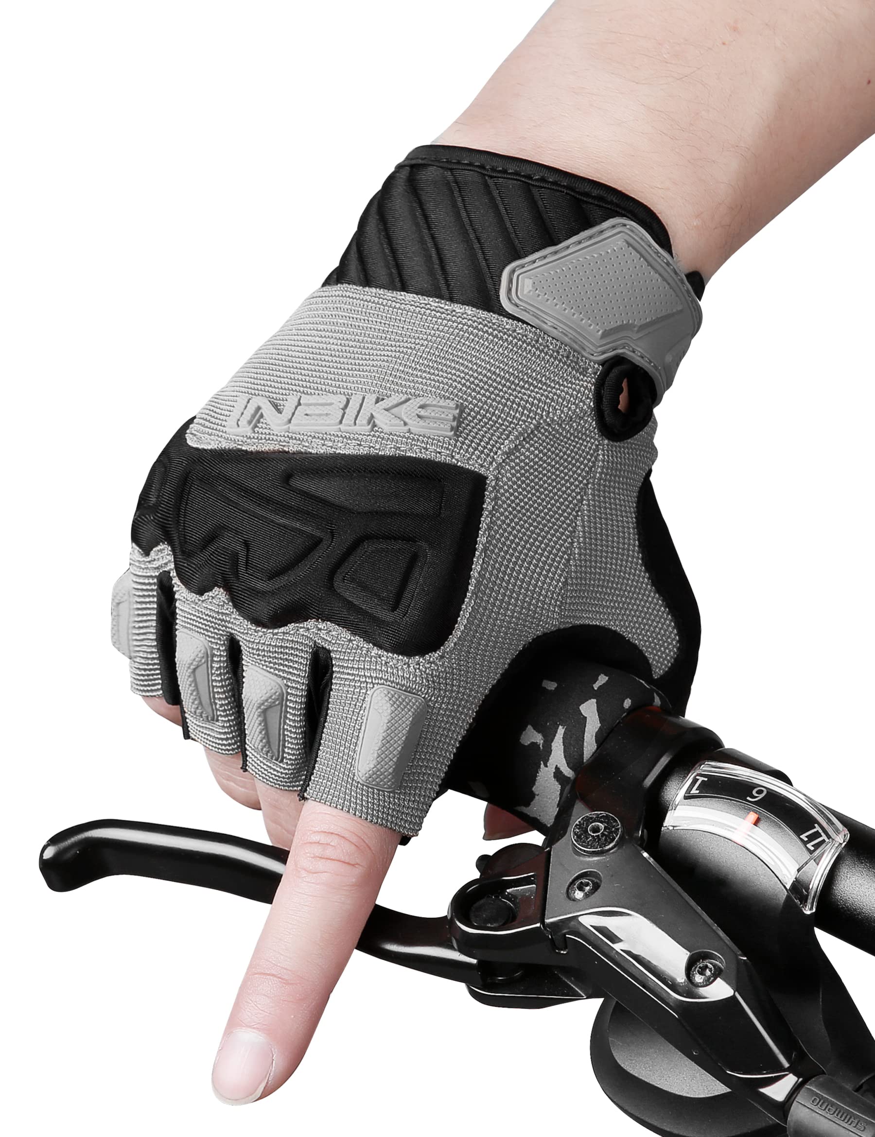 Breathable Fingerless Cycling Gloves for Road and Mountain Biking