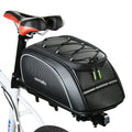 Waterproof Rear Bike Rack Trunk Bag with Pannier Storage for Cycling