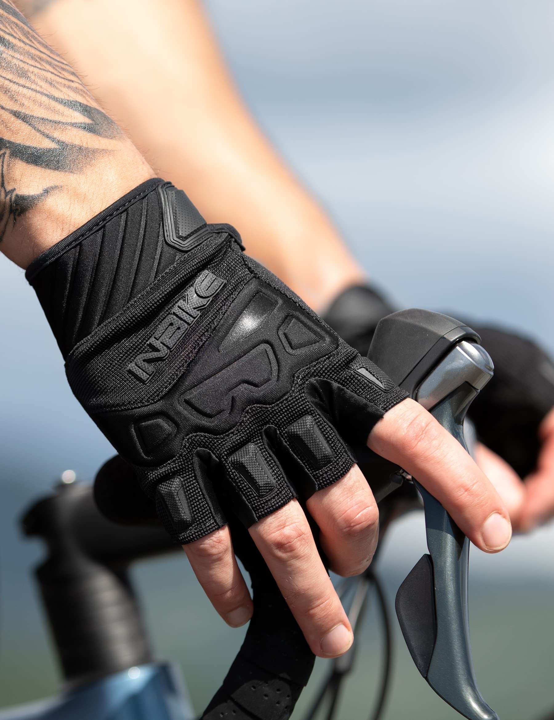 Breathable Fingerless Cycling Gloves for Road and Mountain Biking