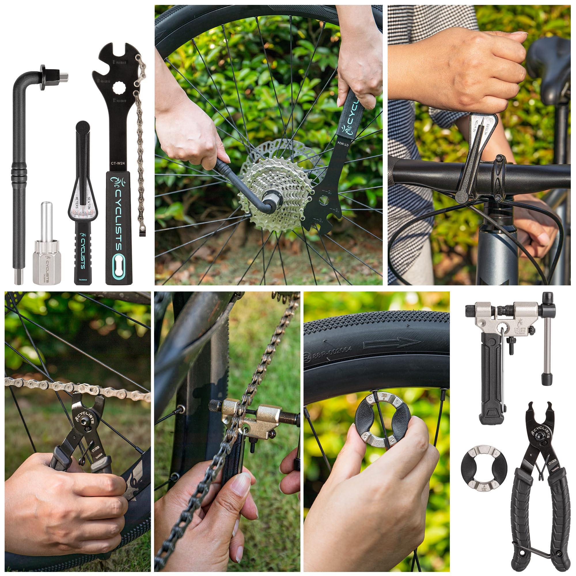 33 Piece E Bike Repair Tool Kit for Road and Mountain Bikes