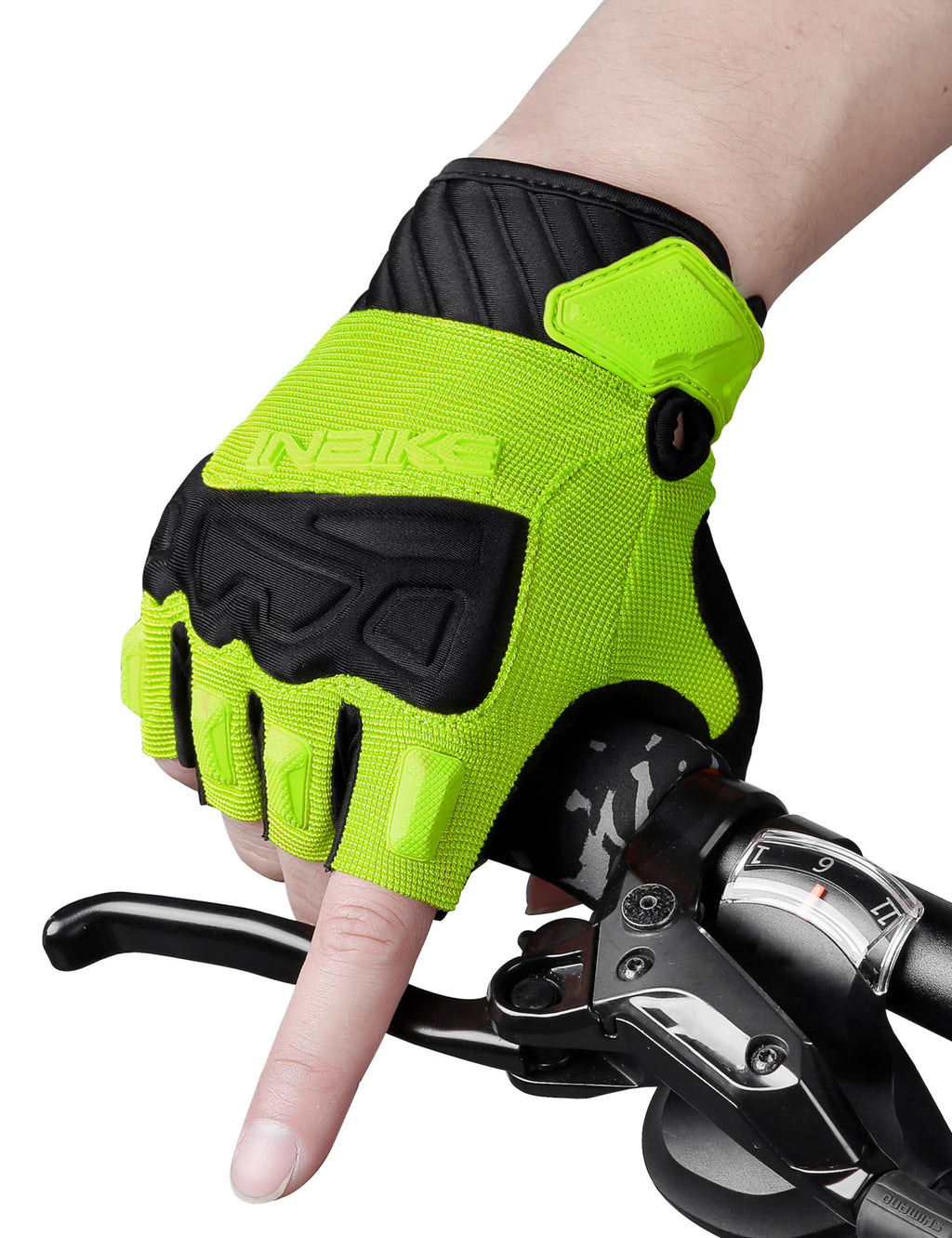 Breathable Fingerless Cycling Gloves for Road and Mountain Biking