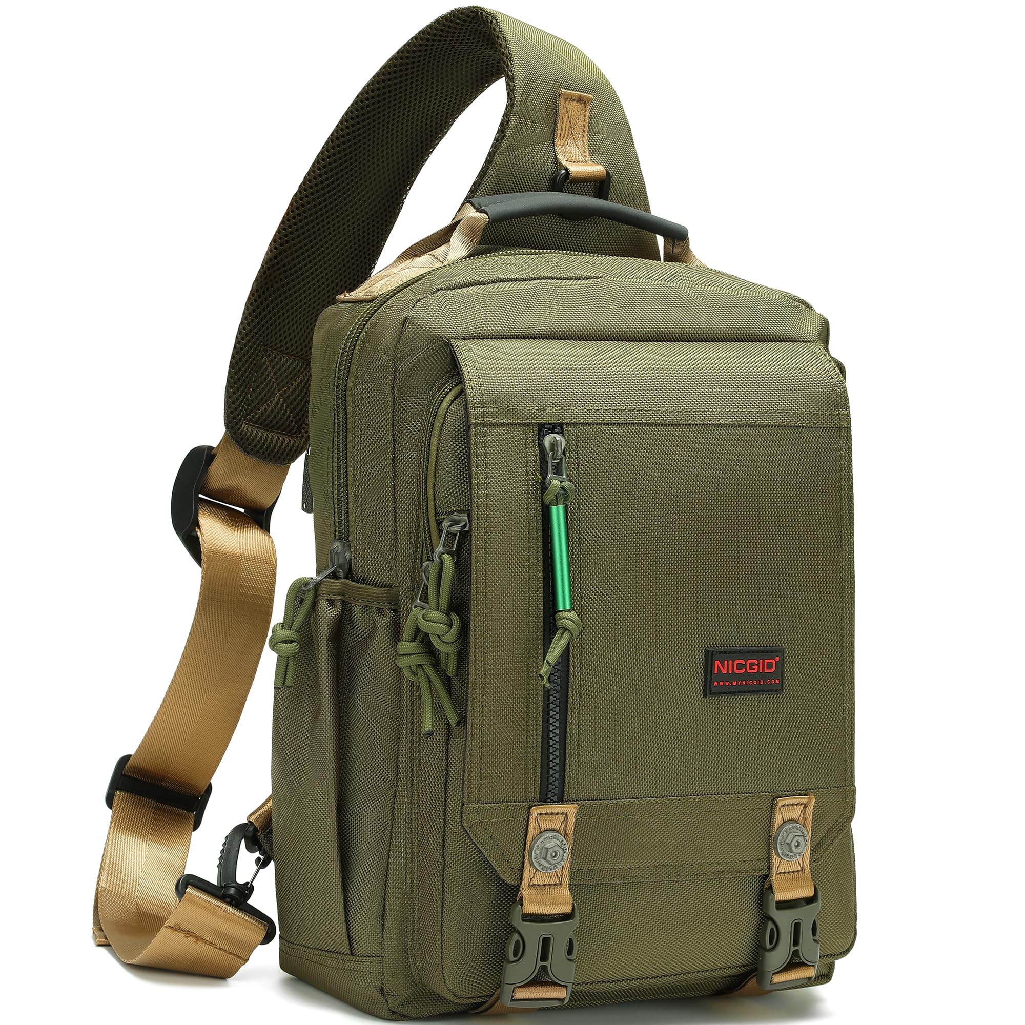 Travel Crossbody Sling Backpack with Laptop Compartment for Men and Women